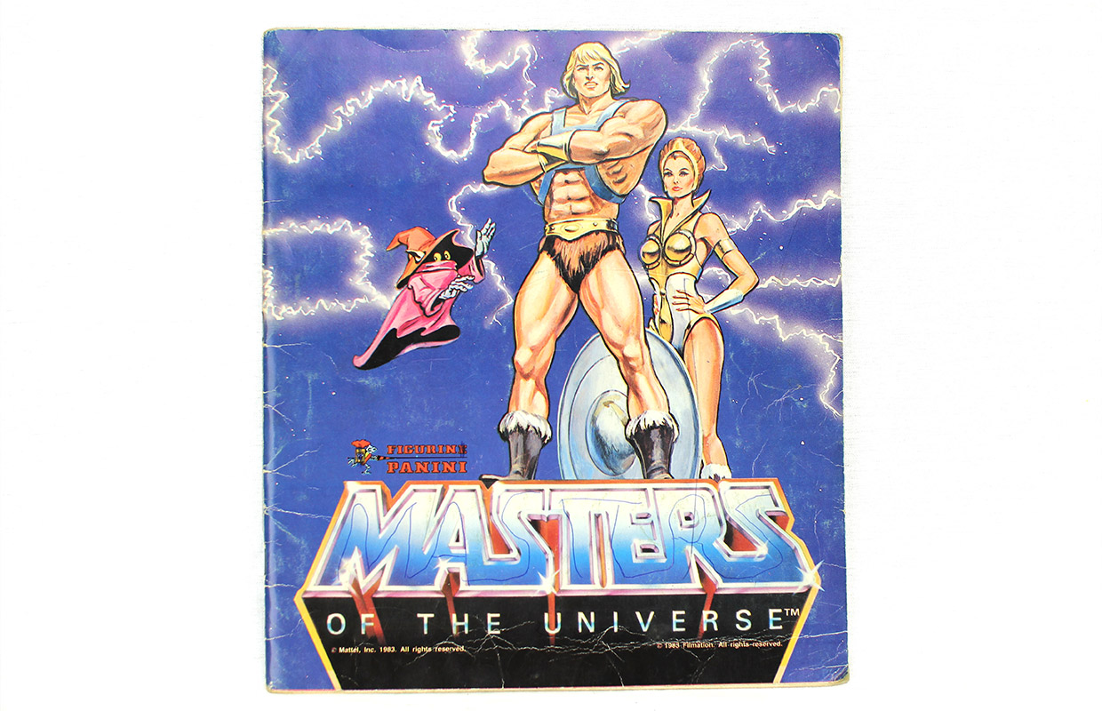 masters of the universe he-man panini sticker 176 