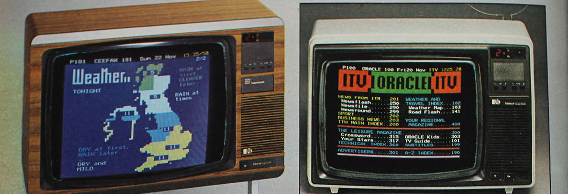 These 1982 televisions could answer you back