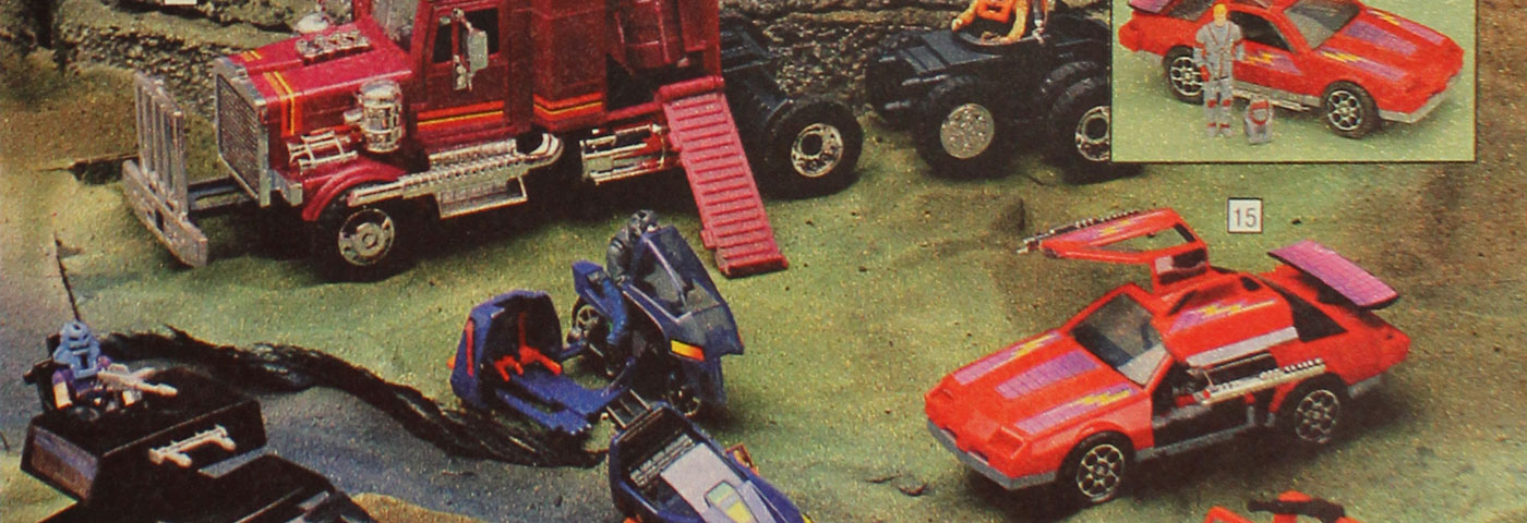 Great full page dedicated to M.A.S.K. from the 1986 Argos catalogue