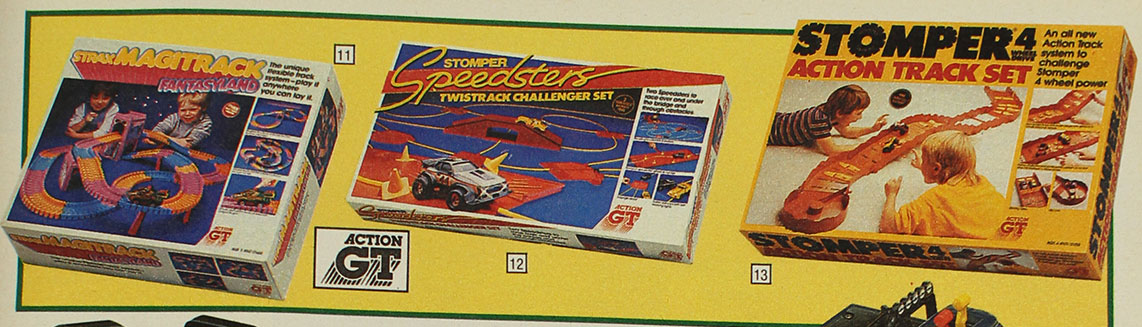 Stompers and other awesome car toys in the 1986 Argos catalogue