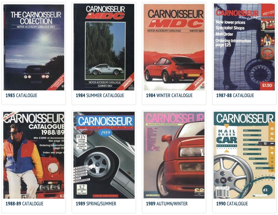 Carnoisseur very cool archive of 80s car catalogues Retromash