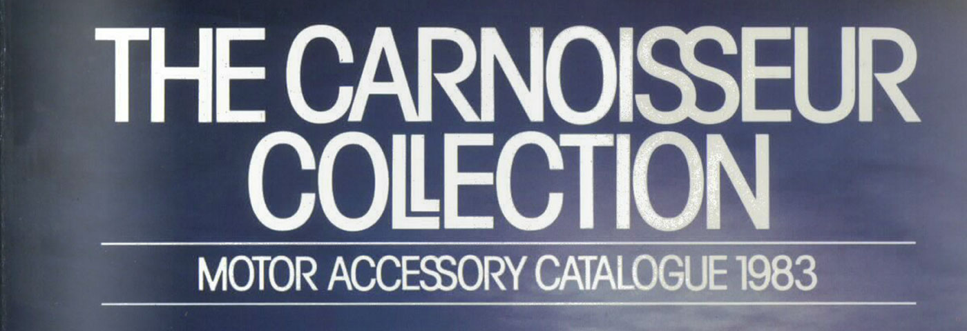 Carnoisseur – very cool archive of 80s car catalogues