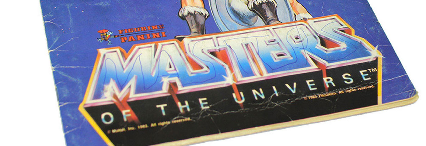 Masters of the Universe Panini sticker album