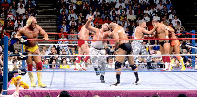 Photo above is from WWE.com and is of the Royal Rumble 1989