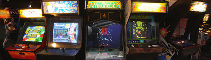 Three of the most influential retro arcade games