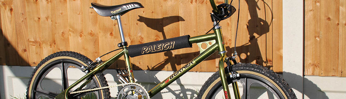 I got to have a go on the new Raleigh Super Tuff Burner BMX